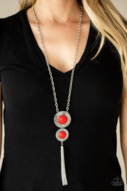 Necklaces Abstract Artistry - Red N084