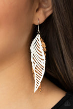 Load image into Gallery viewer, Earrings WINGING Off The Hook - White E211