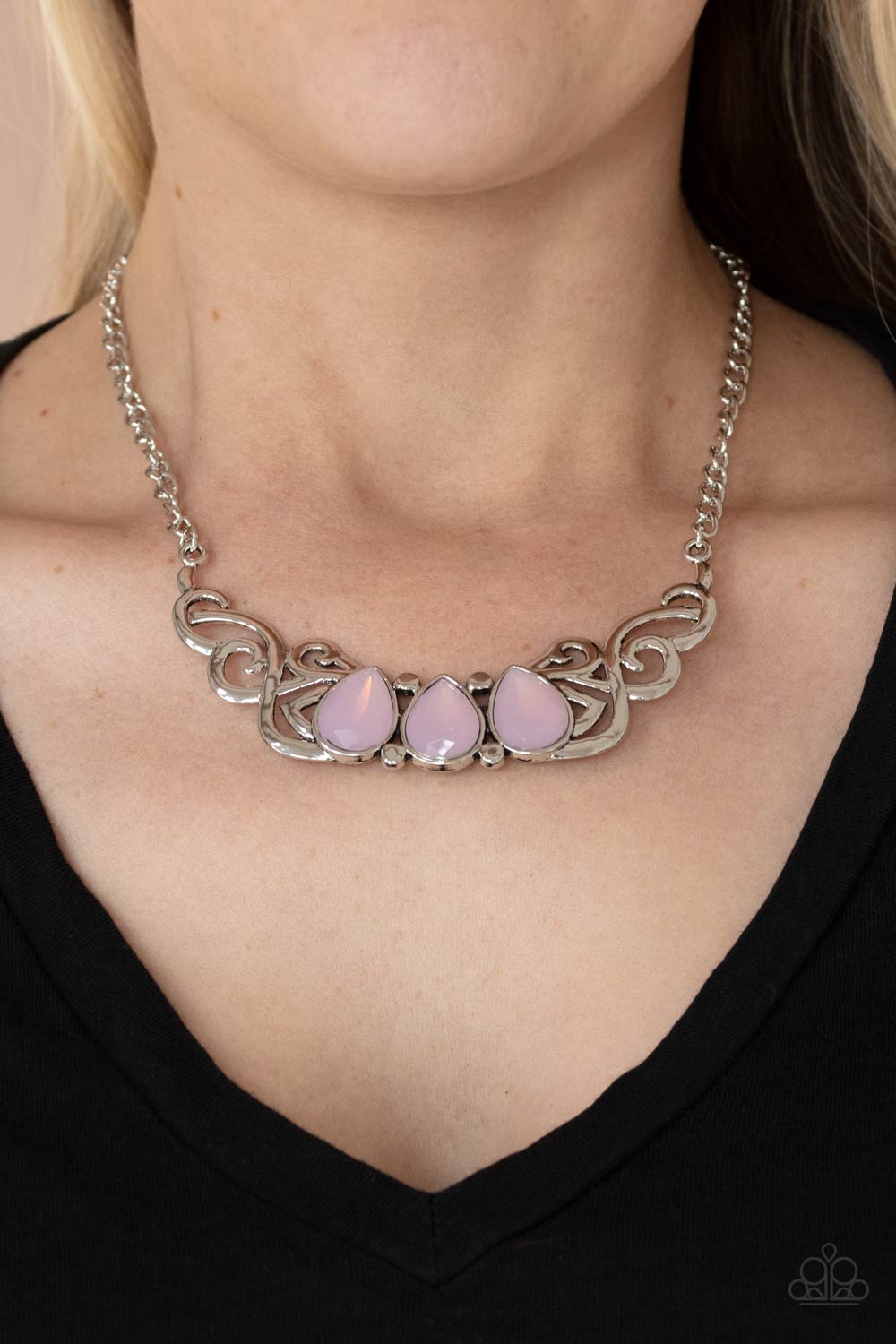 Necklace Heavenly Happenstance - Pink N190