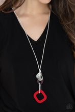 Load image into Gallery viewer, Necklace Top Of The WOOD Chain - Red N2005