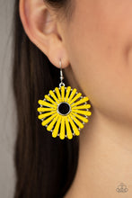 Load image into Gallery viewer, Earrings SPOKE Too Soon - Yellow E2243