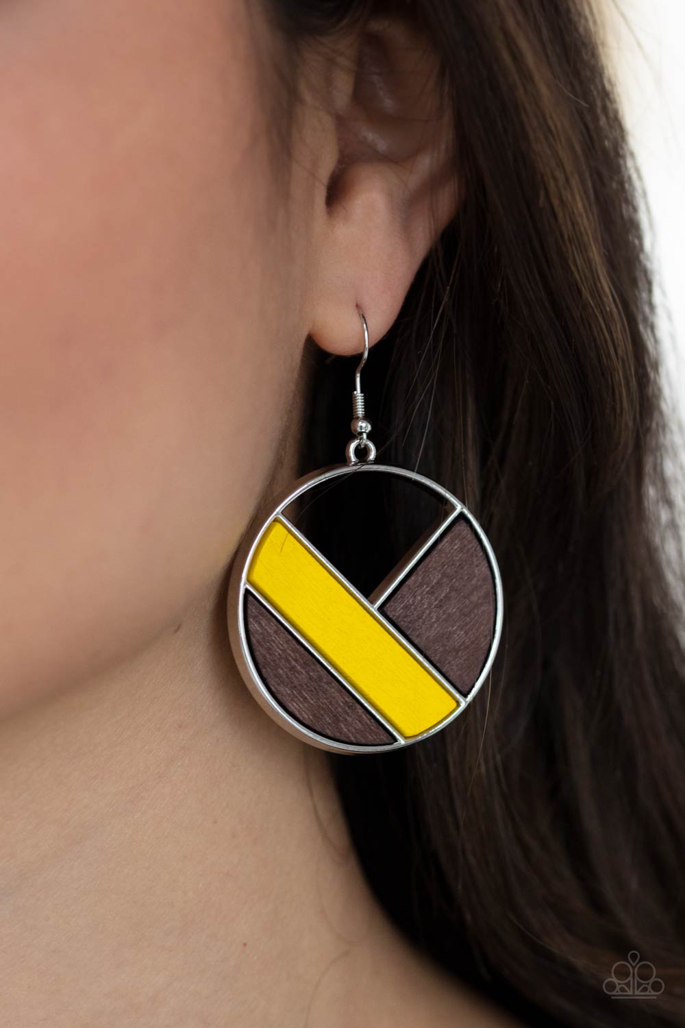 Earrings Dont Be MODest - Yellow E308