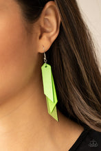 Load image into Gallery viewer, Earrings Suede Shade - Green E290