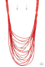 Load image into Gallery viewer, Necklace Nice CORD-ination - Red N2296