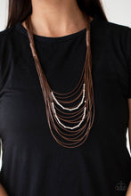 Load image into Gallery viewer, Necklaces Nice CORD-ination - Brown N2296
