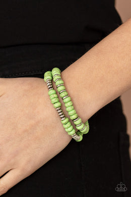 Bracelets Desert Rainbow - Green B002