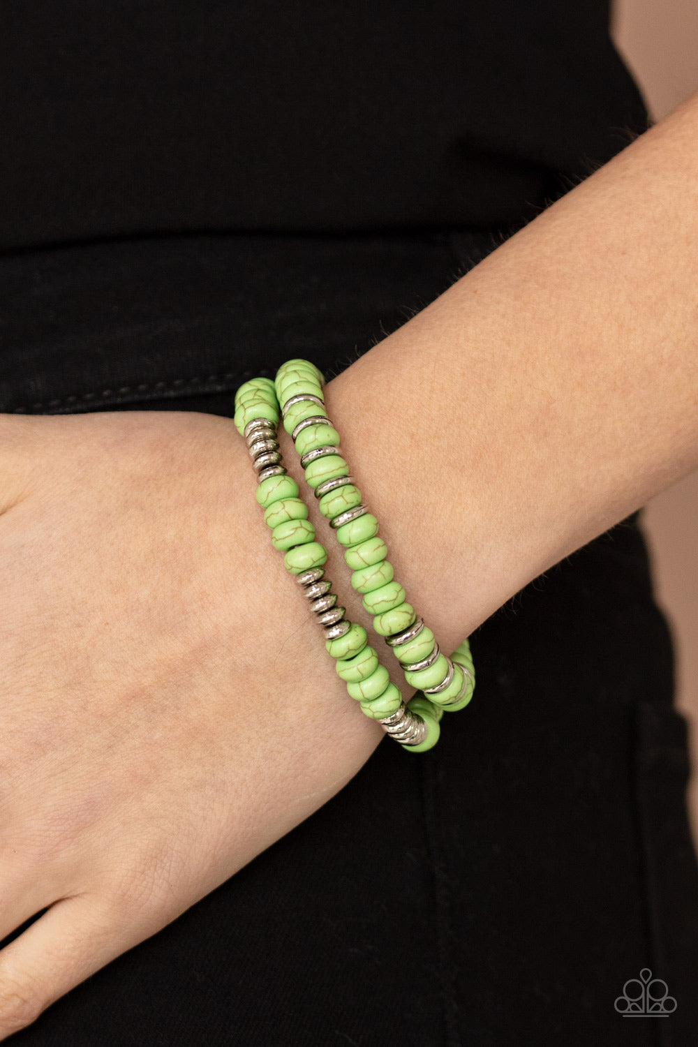 Bracelets Desert Rainbow - Green B002
