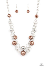 Load image into Gallery viewer, Necklace NEW AGE KNOCKOUT - BROWN PEARL N268
