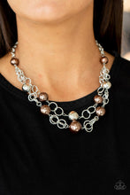 Load image into Gallery viewer, Necklace NEW AGE KNOCKOUT - BROWN PEARL N268