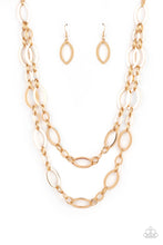 Load image into Gallery viewer, Necklace The OVAL-achiever - Gold N240