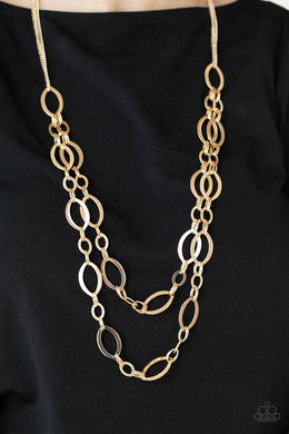 Necklace The OVAL-achiever - Gold N240