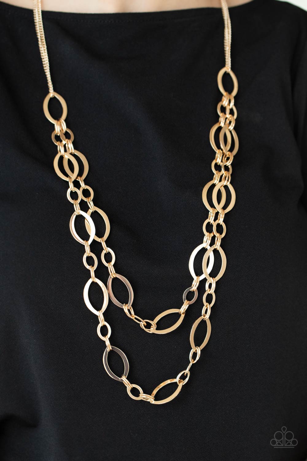 Necklace The OVAL-achiever - Gold N240