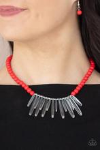Necklace Icy Intimidation - Red N466