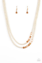 Load image into Gallery viewer, Necklace Poshly Petite - Gold Pearl  N271