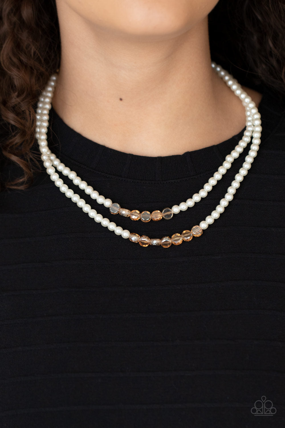 Necklace Poshly Petite - Gold Pearl  N271