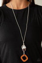 Load image into Gallery viewer, Necklace Top Of The WOOD Chain - Orange N601