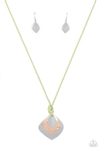 Load image into Gallery viewer, Necklace Face The ARTIFACTS - Green N2011