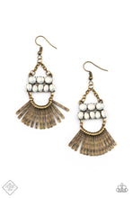 Load image into Gallery viewer, Earrings A FLARE For Fierceness - Brass E2278 Final
