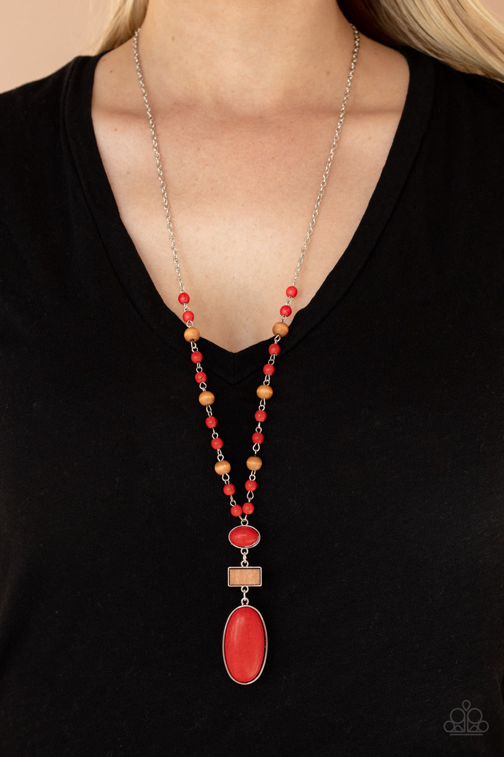 Necklaces Naturally Essential - Red N077