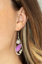 Load image into Gallery viewer, Earrings Harmonious Harbors - Purple E331
