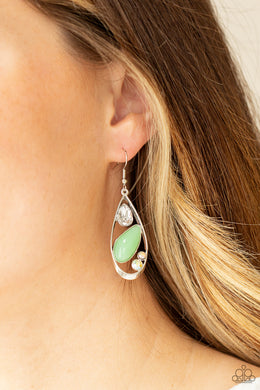Earrings Harmonious Harbors - Green E339