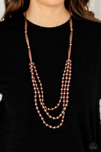 Load image into Gallery viewer, Necklace Beaded Beacon - Copper N2015