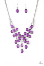 Load image into Gallery viewer, Necklaces Serene Gleam - Purple N433