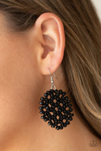 Load image into Gallery viewer, Earrings Summer Escapade - Black E2092