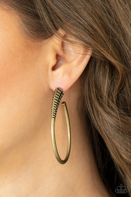 Earrings Fully Loaded - Brass E2232