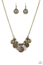 Load image into Gallery viewer, Necklace To Coin A Phrase - Brass N2100