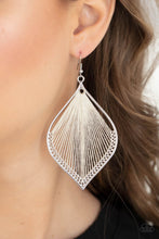 Load image into Gallery viewer, Earrings String Theory - White E210
