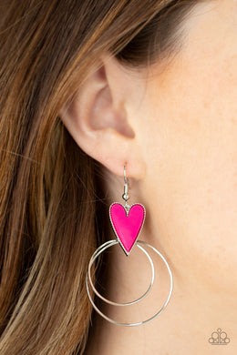 Earrings Happily Ever Hearts - Pink E179