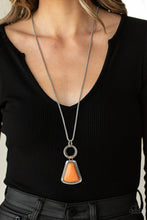 Load image into Gallery viewer, Necklace Stone Prairies - Orange