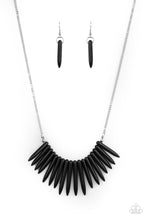 Load image into Gallery viewer, Necklace Exotic Edge - Black N120