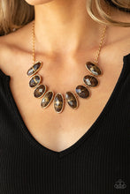 Load image into Gallery viewer, Necklaces Elliptical Episode - Brown