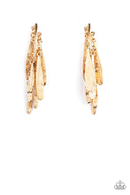 Load image into Gallery viewer, Earrings Pursuing The Plumes - Gold E401
