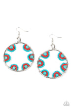Load image into Gallery viewer, Earrings Off The Rim - Blue E105