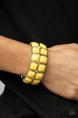 Bracelets Double The DIVA-ttitude - Yellow