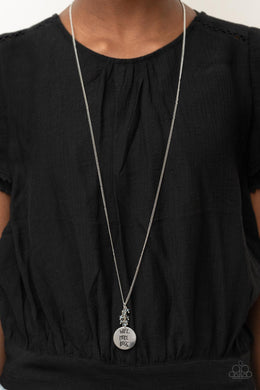 Necklace Words To Live By - Blue MDAY S145