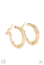 Load image into Gallery viewer, Earrings Moon Child Charisma - Gold Clip On H1