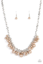 Load image into Gallery viewer, Necklaces Positively PEARL-escent - Brown N278