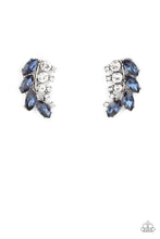 Load image into Gallery viewer, Earrings Flawless Fronds - Blue