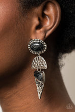 Load image into Gallery viewer, Earrings Earthy Extravagance - Black