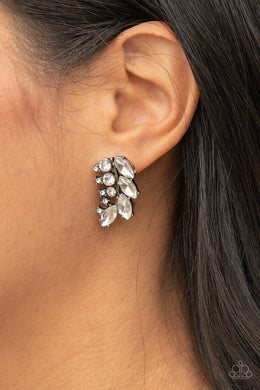 Earrings Flawless Fronds - White