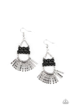 Load image into Gallery viewer, Earrings A FLARE For Fierceness - Black E2110