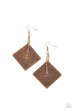 Load image into Gallery viewer, Earrings Block Party Posh - Copper E2138
