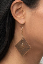 Load image into Gallery viewer, Earrings Block Party Posh - Copper E2138