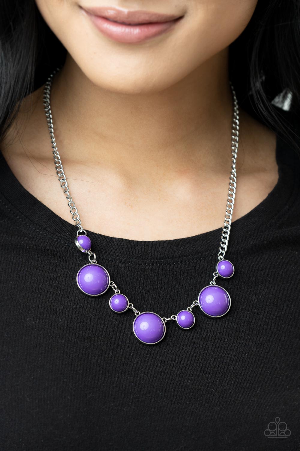 Necklace Prismatically POP-tastic - Purple N432