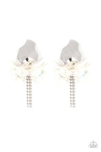 Load image into Gallery viewer, Earrings Harmonically Holographic - White