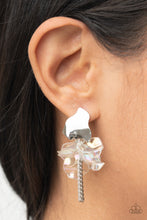 Load image into Gallery viewer, Earrings Harmonically Holographic - White